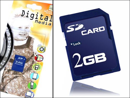 Festplatten: SD Karte SecureDigital Card 2 GB