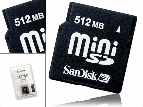 MP3 Player: Mini SD-Card 512 MB