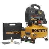 Bostitch 2-in-1 Brad Nailer/Narrow Crown Stapler Tool and Compressor