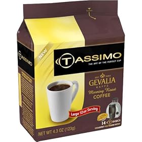 Gevalia Morning Roast T-Disc for Braun Tassimo Coffee Maker by Gevalia