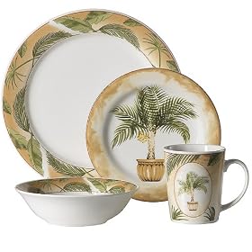 Palm 16-pc. Dinnerware Set Palm 16-pc. Dinnerware Set