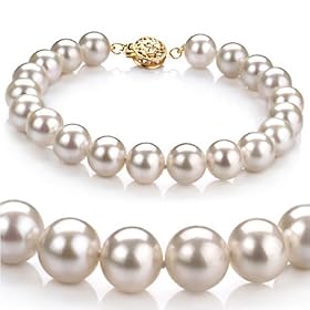 White 8.5-9mm AAAA Freshwater Pearl Bracelet