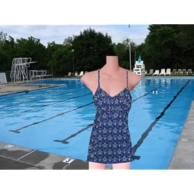 It Figures! Slender Thighs Collection Tiffany Drawstring Swimdress Swimsuit
