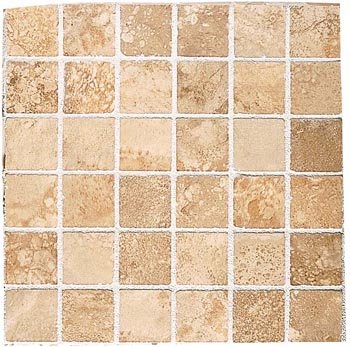 Crossville Tuscania Mosaic 2 x 2 (13x13) Arezzo Noce Ceramic Tile & Stone