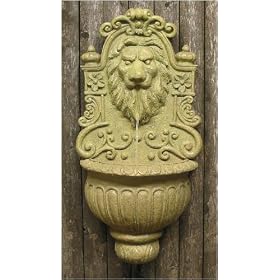 Lion Head Design Wall Fountain