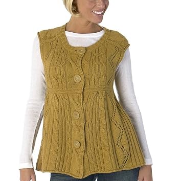 Juniors' Mossimo Supply Co. Cable Knit Baby Doll Sweater Jacket - Basket Brown