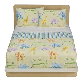 Zoo Animal Full/Queen Quilt Set