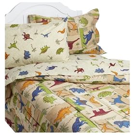 InStyle Home Collection Dinoland Twin Bed Set