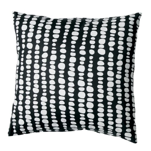 Tilsa Pebbles Throw Pillow - Black
