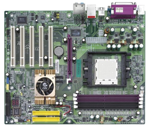Drucker: EPoX EP-9NDA3J Mainboard NVIDIA nForce 3 Ultra AGP / Sockel 939 / 2.0GTs / ATX
