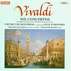 Click here to buy Antonio Vivaldi: Six Concertos by Alain Aubut, Antonio Vivaldi, Yuli Turovsky, Timothy Hutchins, and Theodore Baskin .