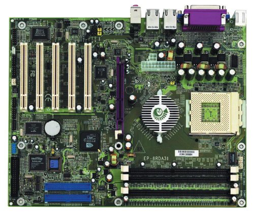 Drucker: EPoX EP-8RDA3I Mainboard NVIDIA nForce 2 Ultra 400+MCP / Sockel 754 / 400MHz / ATX