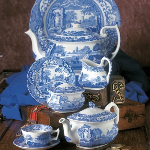 Spode Blue Italian Gravy Boat