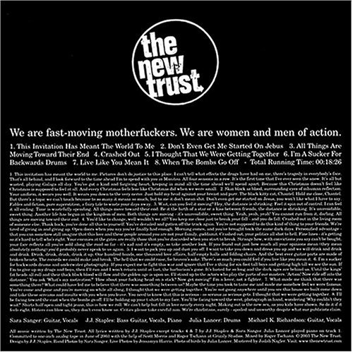 We Are Fast-Moving Motherfuckers. We Are Women and Men of Action