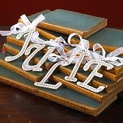 Bombay > Bedding/Textiles > Tassels :  gift wrap jeweled bombay initials