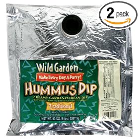 Wild Garden Traditional Hummus, 5-Pound Vacuum-Packed Bags (Pack of 2)