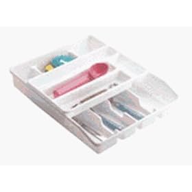 Rubbermaid White 2 Tier Cutlery Tray by Rubbermaid