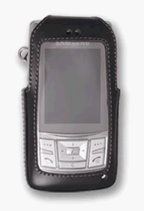 TV Ger&auml;te: Topp-Design ME-DL-TC27 Ledertasche Lady-line f�r Samsung SGH-D840