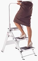 Wing Little Jumbo Four-Step Safety Ladder with Bar and Tray #10410B