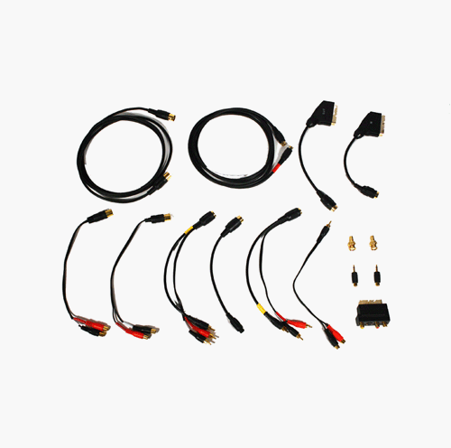Heimkinosysteme: Hibaba TV Verbindungssatz - zahlreiche Kabel und Anschl�sse