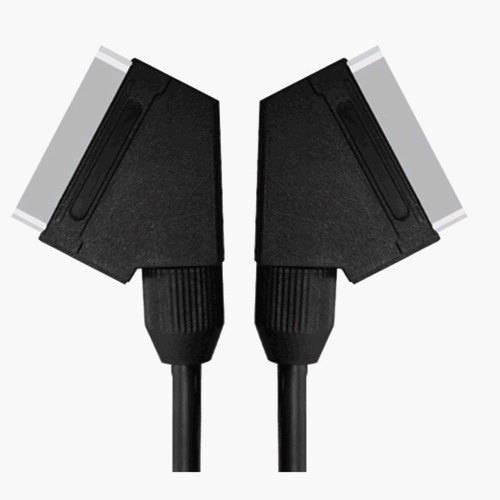 Heimkinosysteme: Hibaba Nickel �berzogenes SCART zu SCART Kabel 1.5m