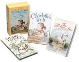 Three Beloved Classics by E.B. White: Charlotte`s Web, Stuart Little, and The Trumpet of the Swan (Boxed Set)