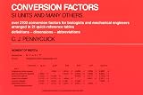 Conversion Factors : S. I. Units and Many Other