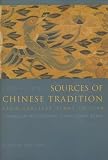 Sources of Chinese Tradition, Vol. 1