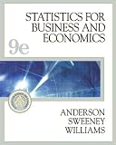 Statistics for Business and Economics (with CD-ROM and InfoTrac) (Statistics for Business & Economics)