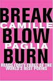 Break, Blow, Burn: Camille Paglia Reads Forty-three of the Worlds Best Poems
