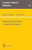 ISBN 0387947221  : Statistical Disclosure Control in Practice (Lecture Notes in Statistics)