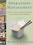 Operations Management: Quality and Competitiveness in a Global Environment