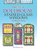 Ready to Use Dollhouse Stained Glass Windows