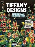 Tiffany Designs Stained Glass Coloring Book (Dover Pictorial Archive Series)