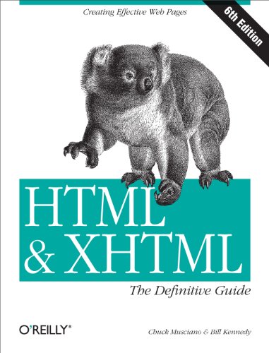 Book cover for share_ebook HTML XHTML The Definitive Guide