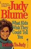 LETTERS TO JUDY : LETTERS TO JUDY