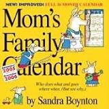 Moms Family Calendar 2006