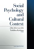 Social Psychology and Cultural Context (Cross Cultural Psychology)