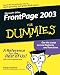 Asha Dornfest: FrontPage 2003 For Dummies