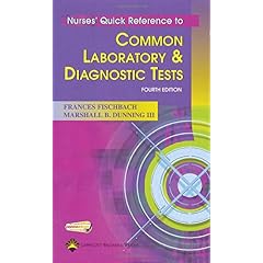 Nurses' Quick Reference to Common Laboratory and Diagnostic Tests (Taschenbuch)