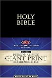 Holy Bible Personal Size Giant Print Reference Edition