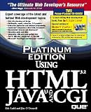 Platinum Edition Using HTML 3.2, Java 1.1, and CGI