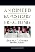 Anointed Expository Preaching by Olford Stephen ISBN 0805431292