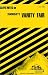Cliffsnotes Vanity Fair (Cliffs Notes) by Inc. Cliffs Notes