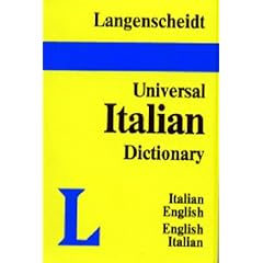Langenscheidt's Universal Dictionary English-Italian Italian-English Langenscheidt's Universal Dictionary English-Italian Italian-English