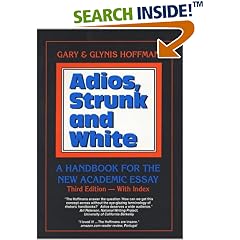 Gary & Glynis Hoffman: Adios, Strunk and White