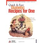 Click here to buy Quick and Easy Diabetic Recipes For One by  Kathleen Stanley and Connie Crawley.