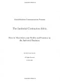 The Janitorial Contractors Bible