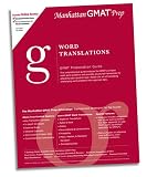 Word Translations Gmat Preparation Guide (Manhattan Gmat Prep)