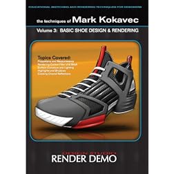 The Techniques of Mark Kokavec Volume 3: Basic Shoe Design & Rendering